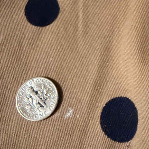 J.Crew High Rise Girlfriend Chino Polka-Dot Pants Sz 8 - Picture 15 of 15